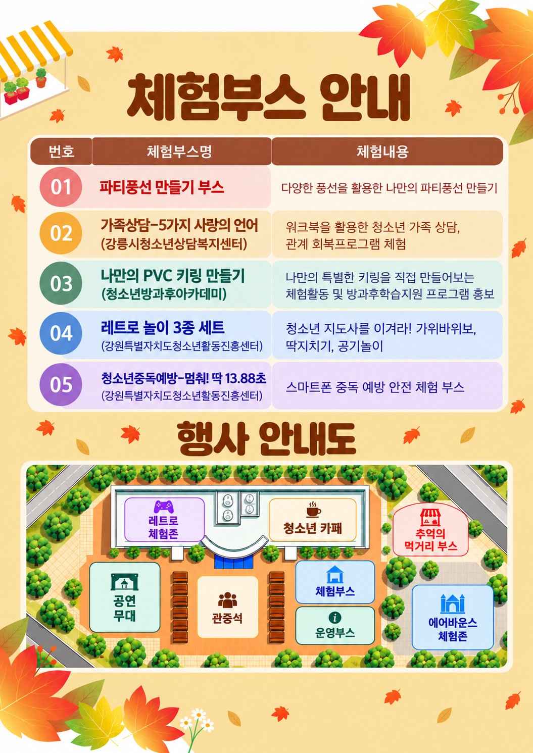 강릉시 북부청소년문화의집 '청소년 가족 축제' 프로그램 안내 이미지 3