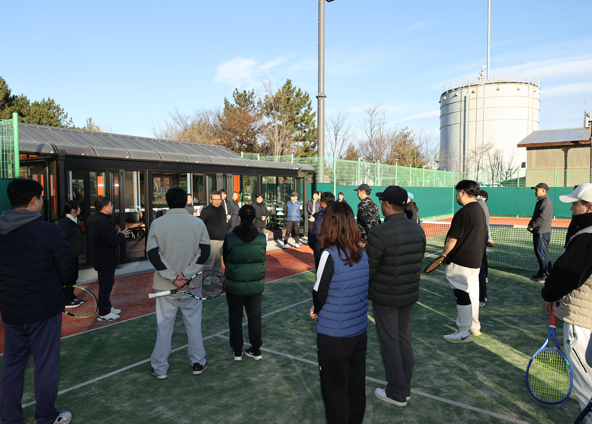시청 직장동호회 활동 방문 격려(테니스) 이미지