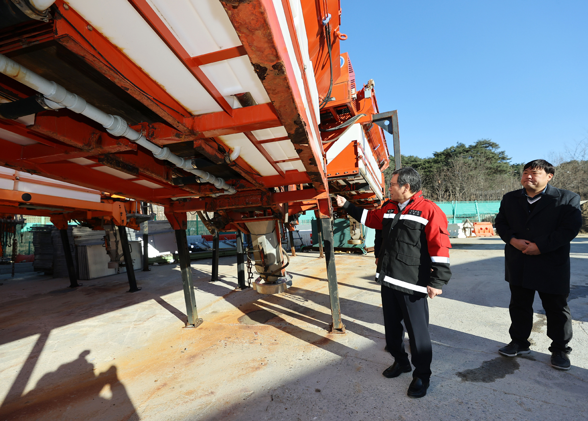 제설준비 현장점검 이미지